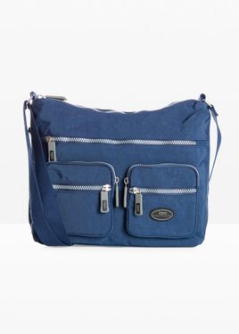 bonprix Borsa A Tracolla Con Tasche Esterne - Blu