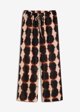 bonprix Pantaloni Larghi - Nero
