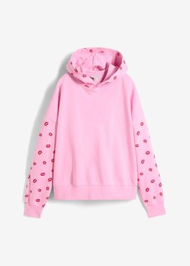 bonprix Felpa Con Cappuccio Oversize - Rosa