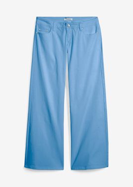 bonprix Jeans Wide Leg, Vita Bassa - Blu