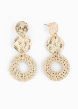 bonprix Orecchini A Lobo - Bianco