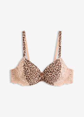 bonprix Reggiseno Con Coppe Preformate E Motivo Leopardato - Neutro