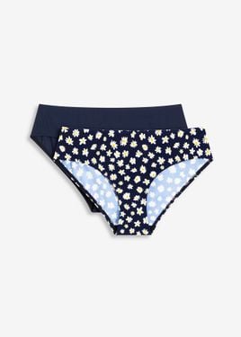 bonprix Slip Per Bikini (Pacco Da 2) - Blu