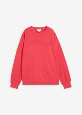 bonprix Felpa Oversize - Rosso