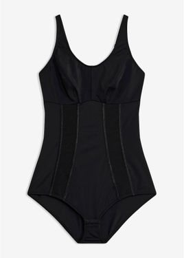 bonprix Body Senza Ferretto Con Effetto Modellante Forte - Nero