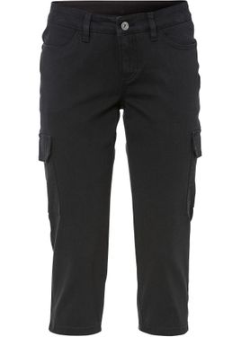 bonprix Pantaloni Capri - Nero