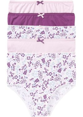 bonprix Slip A Vita Alta (Pacco Da 5) - Viola