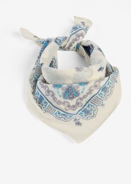 bonprix Foulard Con Fantasia Paisley - Blu