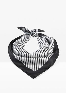 bonprix Foulard A Righe - Grigio