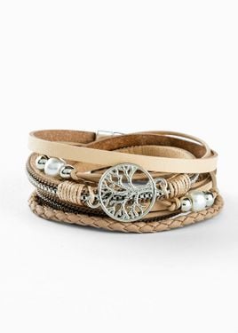 bonprix Bracciale Da Avvolgere - Metallizzato