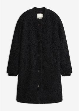 bonprix Cappotto Teddy - Nero