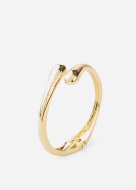 bonprix Bracciale Rigido Con Elementi Sfalsati - Metallizzato