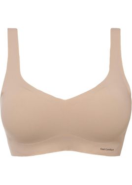 bonprix Reggiseno T-Shirt Lasercut Imbottito Senza Ferretto Feel Comfort - Neutro