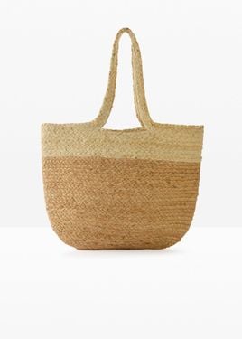 bonprix Borsa Shopper Di Paglia - Neutro