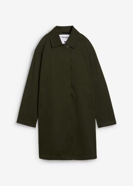 bonprix Trench Idrorepellente - Verde