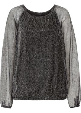 bonprix Maglia Metallizzata - Nero
