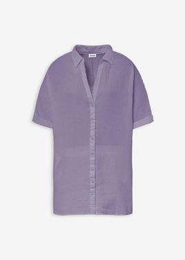 bonprix Blusa Oversize Lunga - Viola