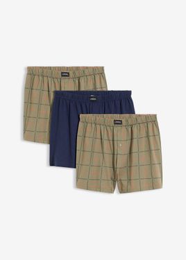 bonprix Boxer Larghi (Pacco Da 3) - Blu