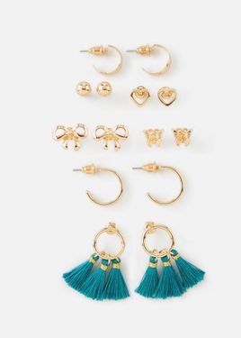 bonprix Orecchini (Set 14 Pezzi) - Bianco