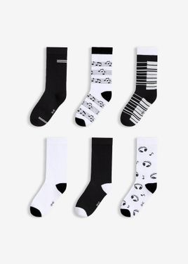bonprix Calzini Con Cotone Biologico (Pacco Da 6 Paia) - Bianco