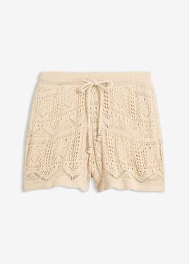 bonprix Shorts Traforati - Neutro