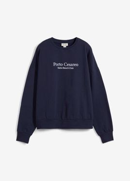 bonprix Felpa Oversize Con Ricamo - Blu