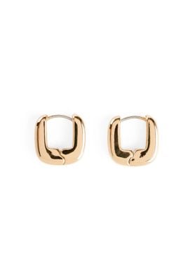 bonprix Orecchini A Cerchio Piccoli Dalla Forma Geometrica - Bianco