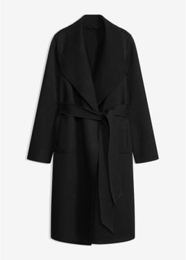 bonprix Cappotto Con Cintura Da Annodare - Nero