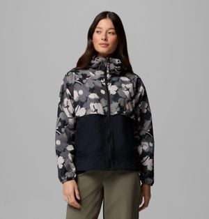Columbia Spire Valley Printed Windbreaker - Black