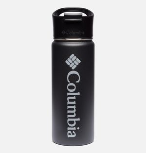Columbia Double-Wall Vacuum Bottle With Sip-Thru Top - Black