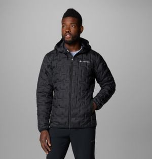 Columbia Delta Ridge Ii Down Hooded Jacket - Black