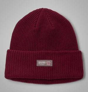 Columbia Lost Lager Recycled Beanie - Red