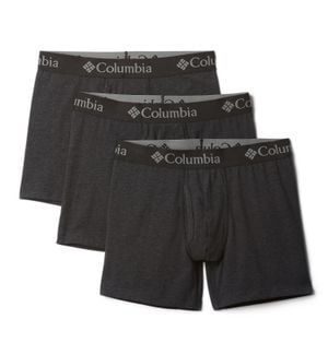 Columbia 3 Pack Tri Blend Boxer Briefs - Black