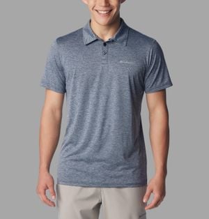 Columbia Columbia Hike Technical Polo - Blue