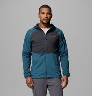 Columbia Columbia Tech Ii Full Zip Hooded Windbreaker - Blue