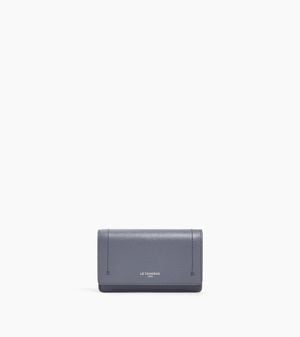 Le Tanneur Louison Card Holder With Flap - White