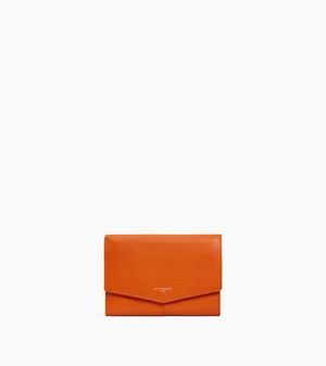 Le Tanneur Large Zipped Wallet Charlotte - Orange