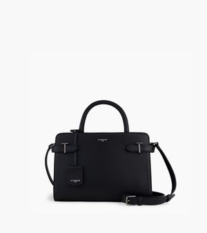 Le Tanneur Mittelgroße Handtasche Emilie Aus Genarbtem Leder - Blau