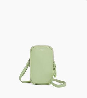 Le Tanneur Handytasche Emile Aus Genarbtem Leder - Grün
