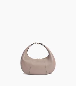 Le Tanneur Kleine Hobo-Tasche Juliette Aus Genarbtem Leder - Pink