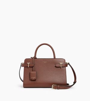 Le Tanneur Mittelgroße Handtasche Emilie Aus Genarbtem Leder - Braun