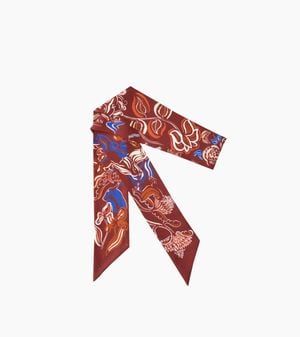 Le Tanneur Petitjean Paris Silk Ribbon - Red