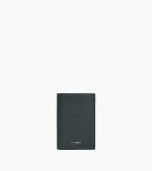 Le Tanneur Lucien Vertical Two-Fold Zipped Wallet - Gray
