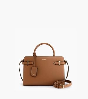 Le Tanneur Mittelgroße Handtasche Emilie Aus Genarbtem Leder - Braun