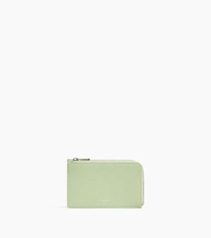 Le Tanneur Emilie Zipped Card Holder - Green