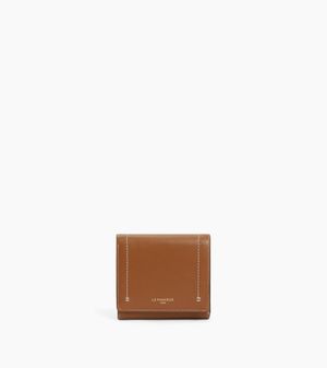 Le Tanneur Louison Wallet With Flap - Brown