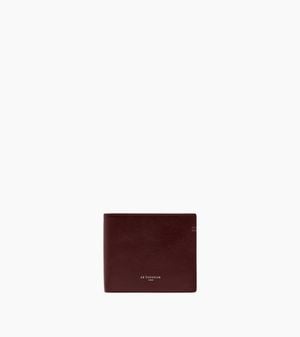 Le Tanneur Lucien Two-Fold Wallet With Flap - Purple