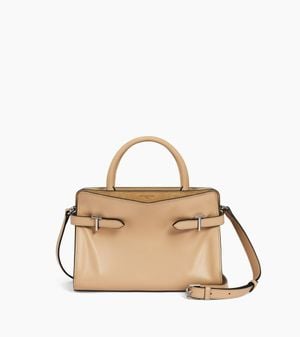 Le Tanneur Emie Medium Handbag - Natural