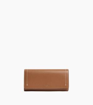 Le Tanneur Louison Wallet With Flap - Brown