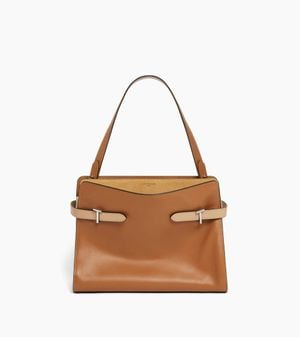 Le Tanneur Emie Large Shoulder Bag - Brown